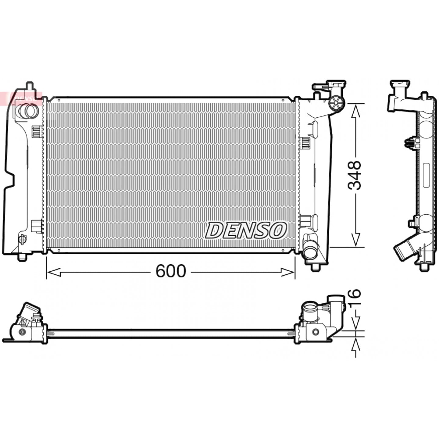 Radiateur DENSO DRM50110