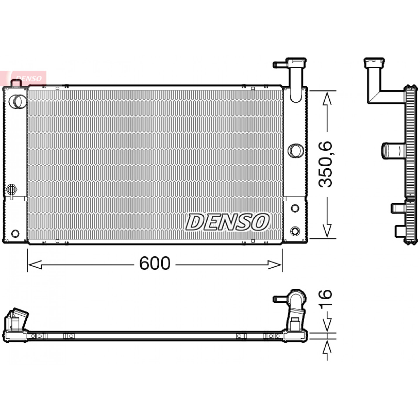 Radiateur DENSO DRM50133