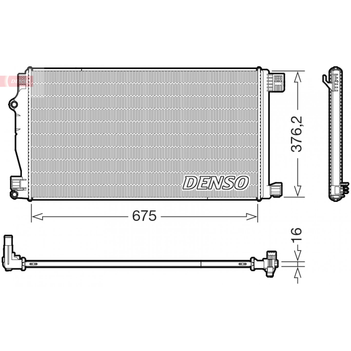 Radiateur DENSO DRM50147