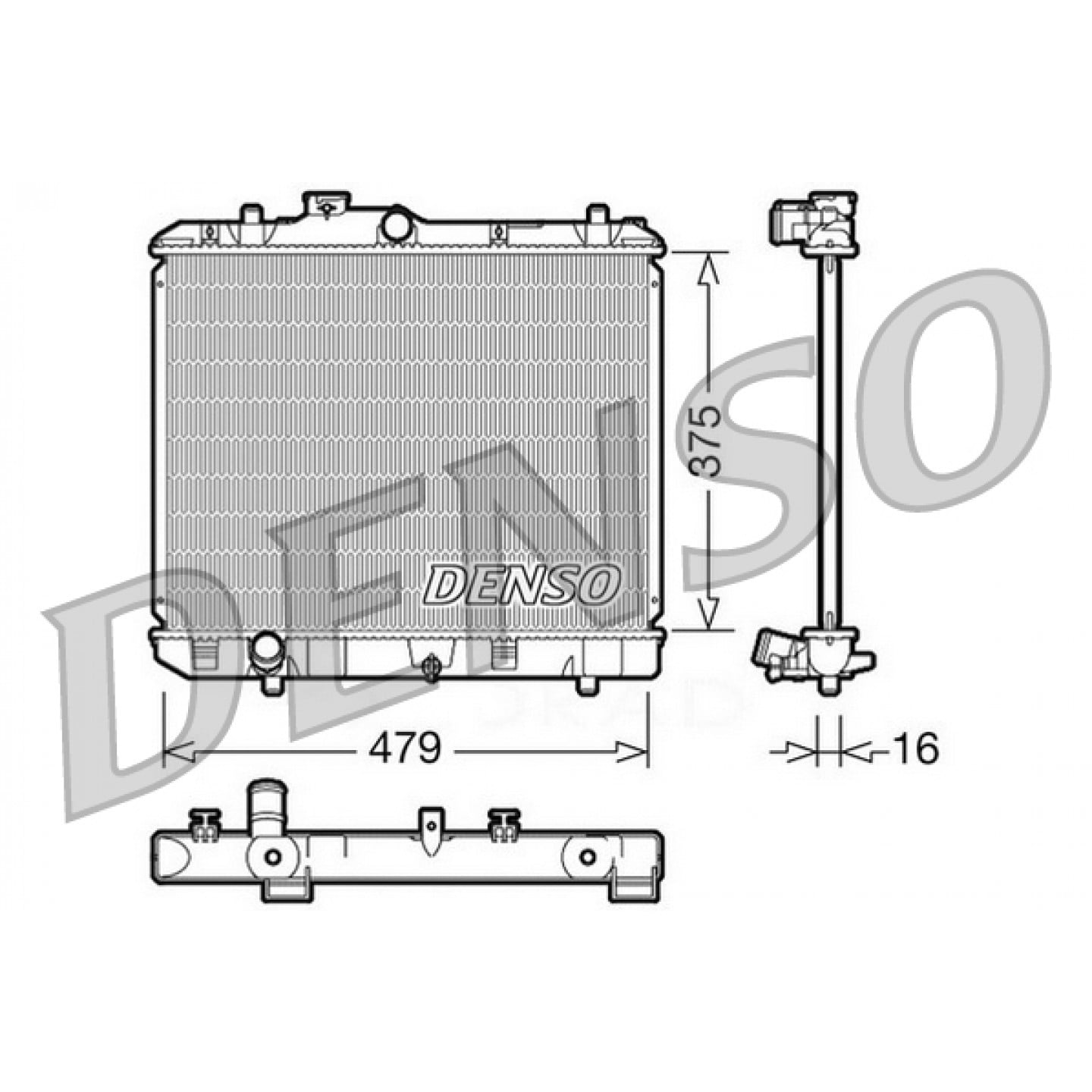 Radiateur DENSO DRM47004