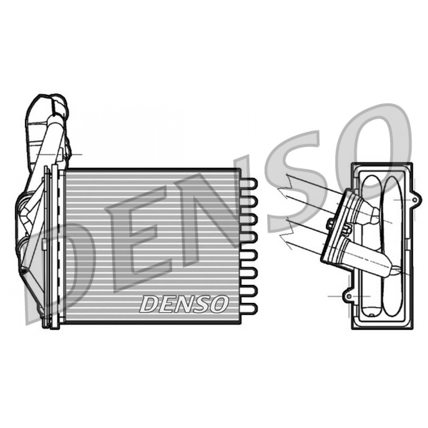 Varmeelement, kabinevarme DENSO DRR09042