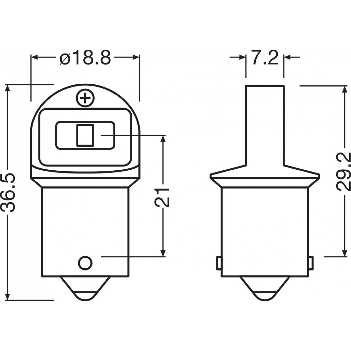 Osram Lámpara, Luz Intermitente 5007Dwp-2Bl