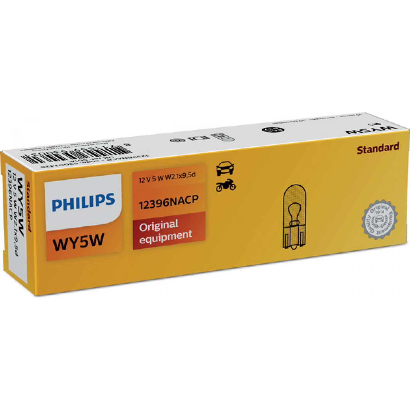 Żarówka, lampa kierunkowskazu PHILIPS 12396NACP