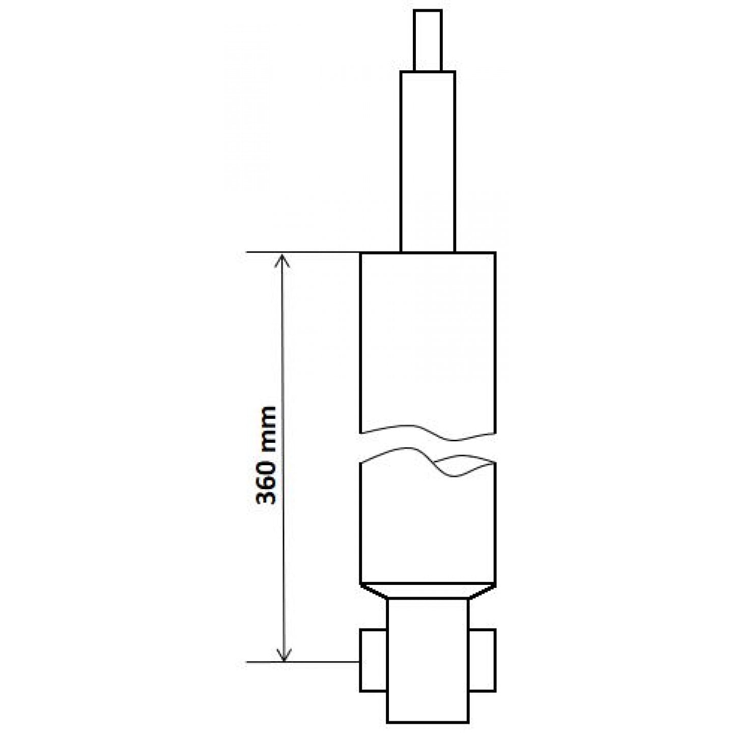 Schokdemper KYB 3440038