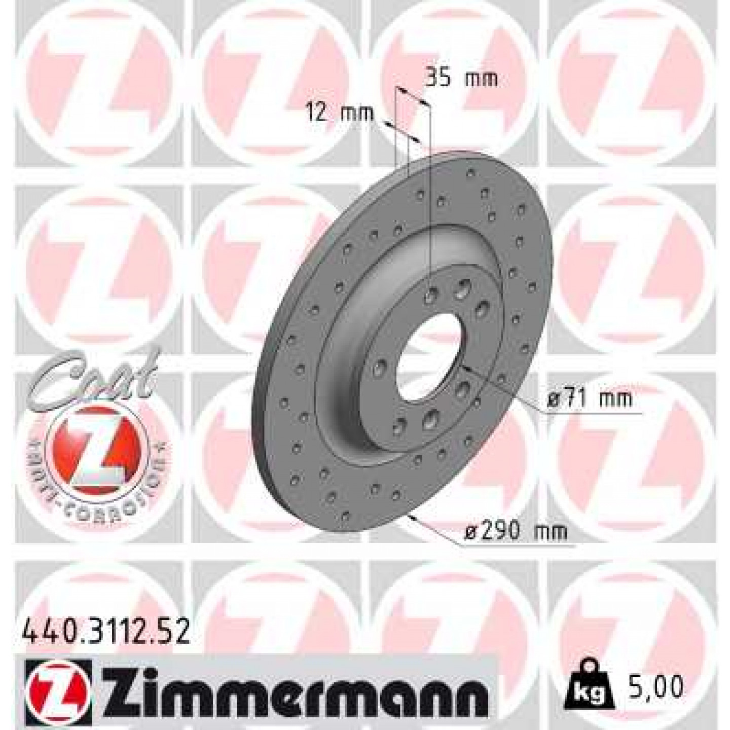 Discofreno ZIMMERMANN 440.3112.52