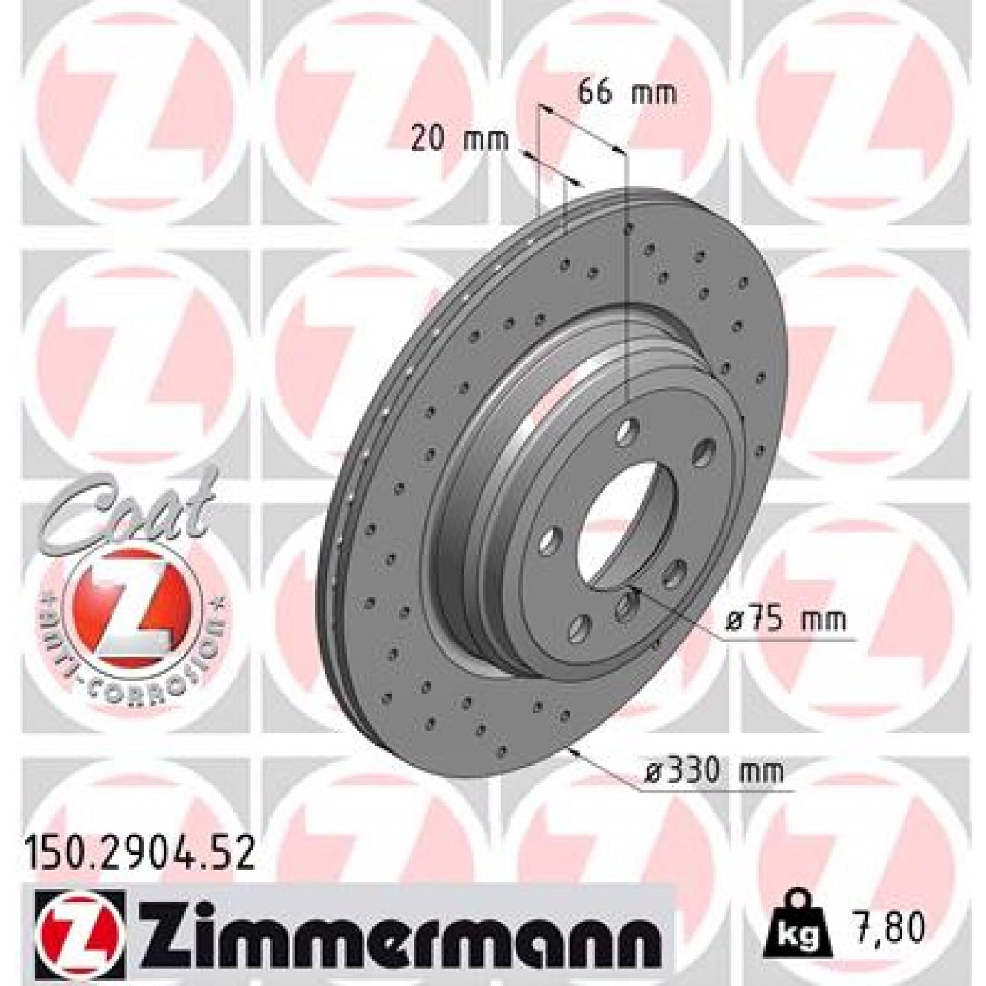 Discofreno ZIMMERMANN 150.2904.52