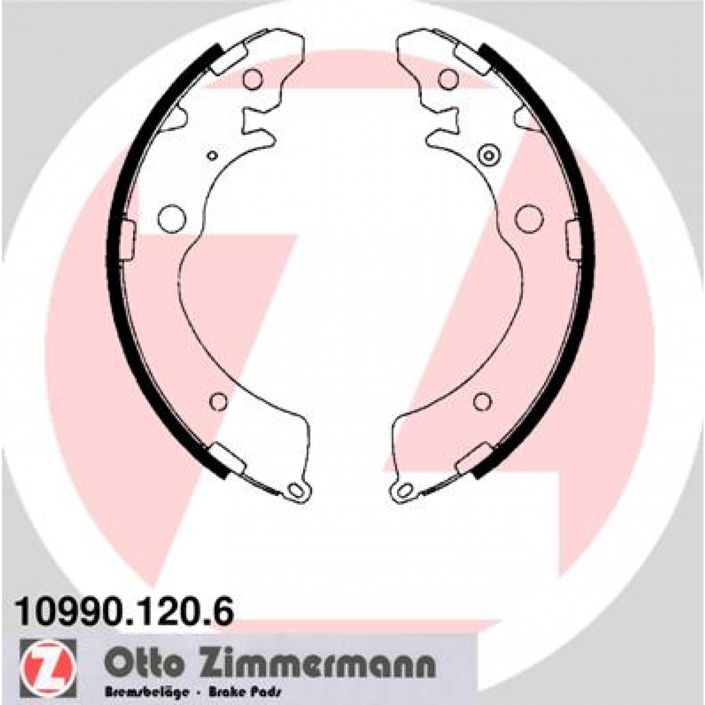 Bremsbackensatz ZIMMERMANN 10990.120.6