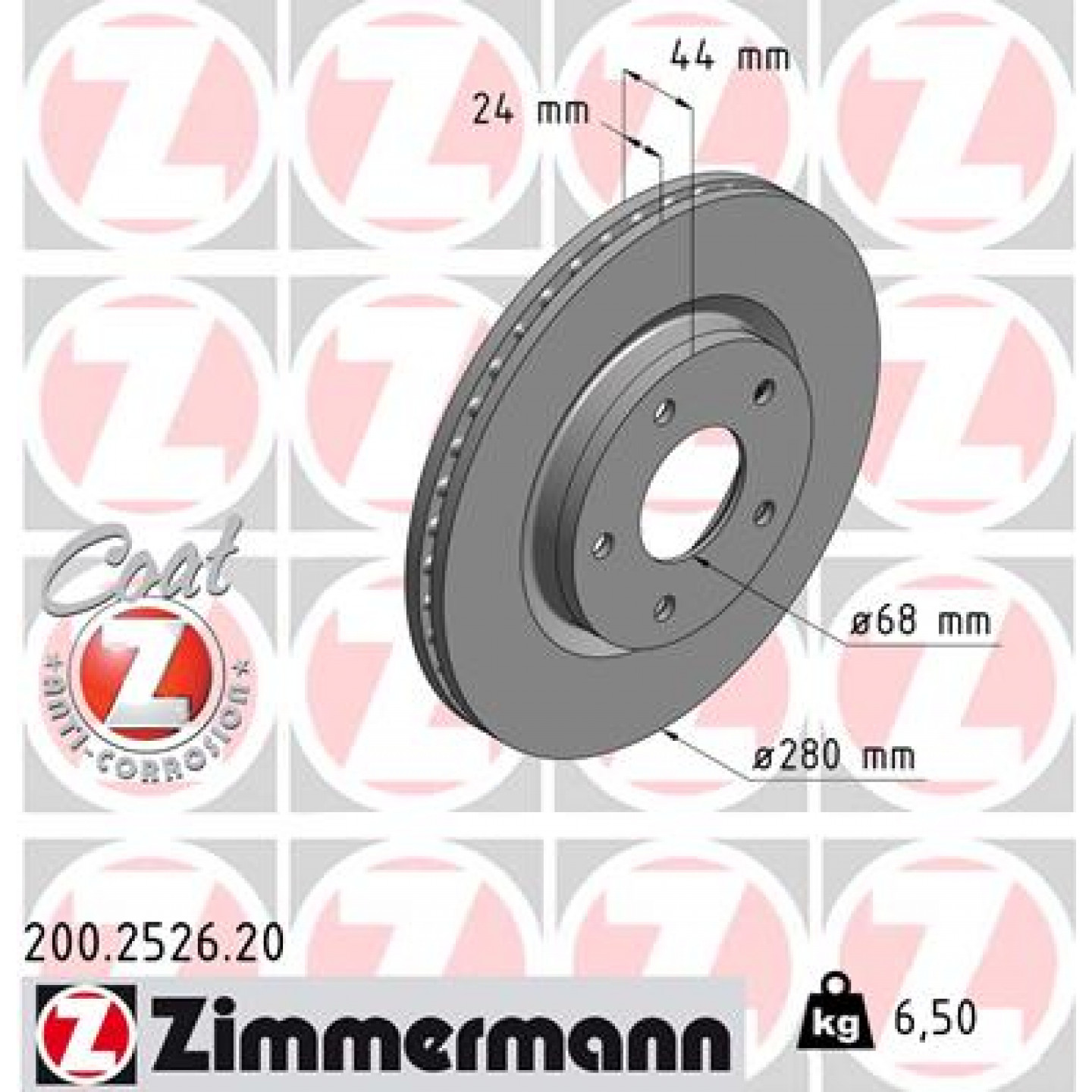 Discofreno ZIMMERMANN 200.2526.20