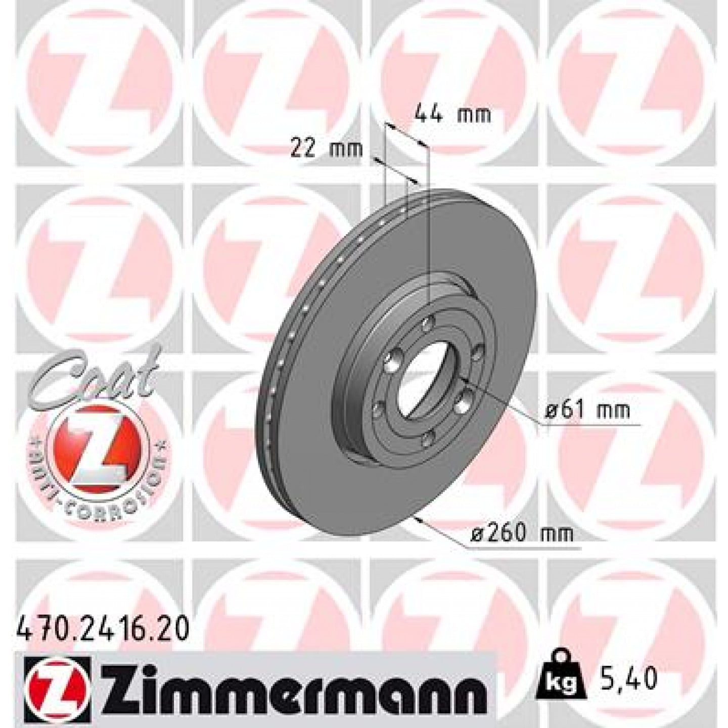 Discofreno ZIMMERMANN 470.2416.20