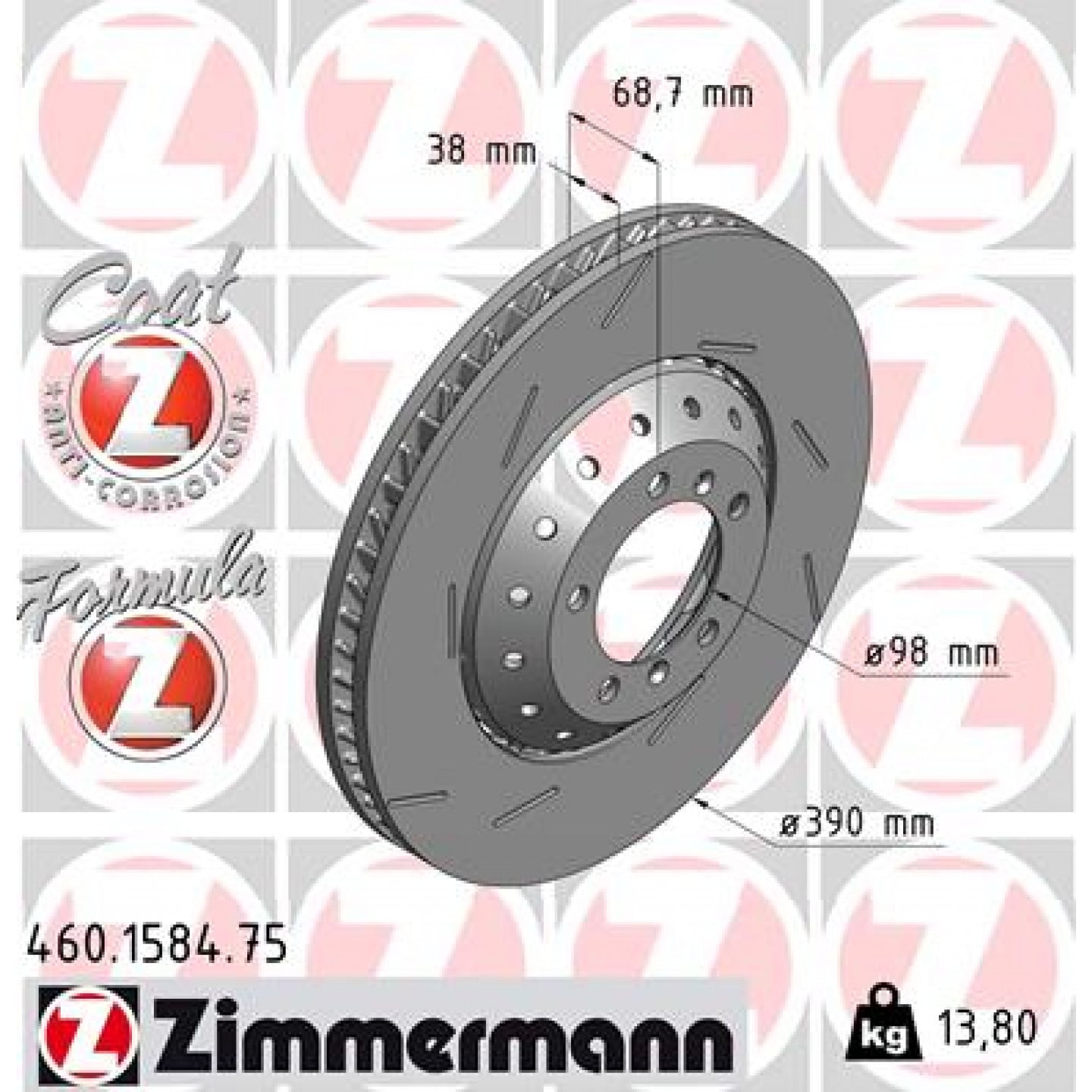 Discofreno ZIMMERMANN 460.1584.75