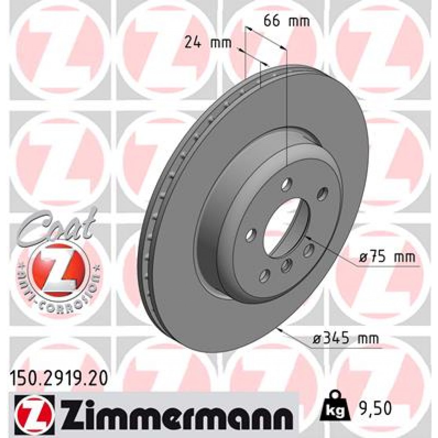 Discofreno ZIMMERMANN 150.2919.20