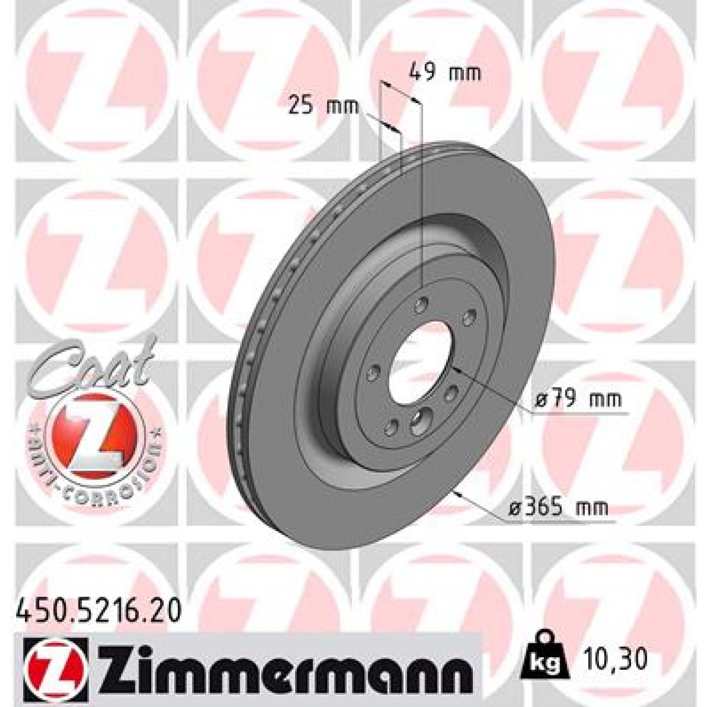Discofreno ZIMMERMANN 450.5216.20