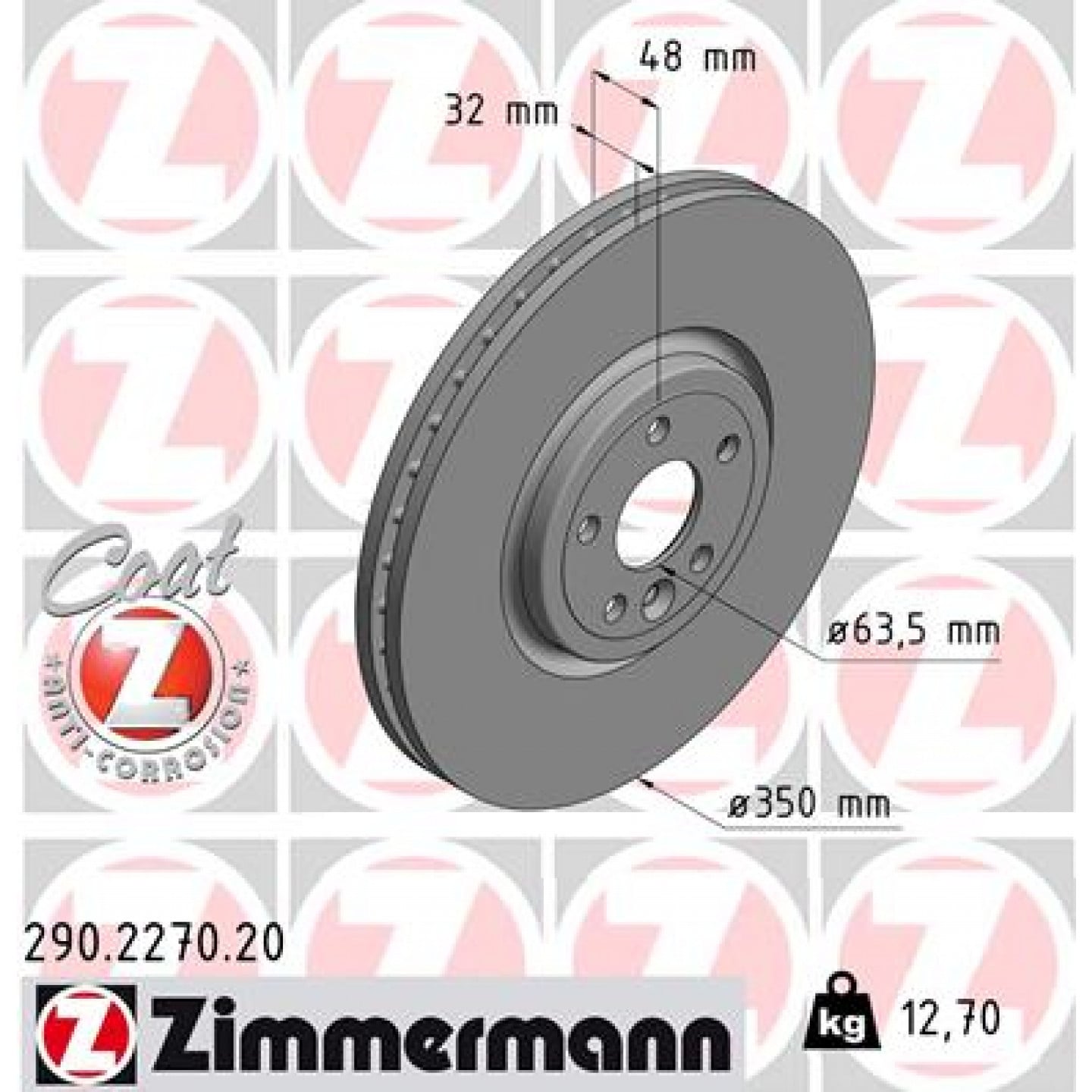 Discofreno ZIMMERMANN 290.2270.20