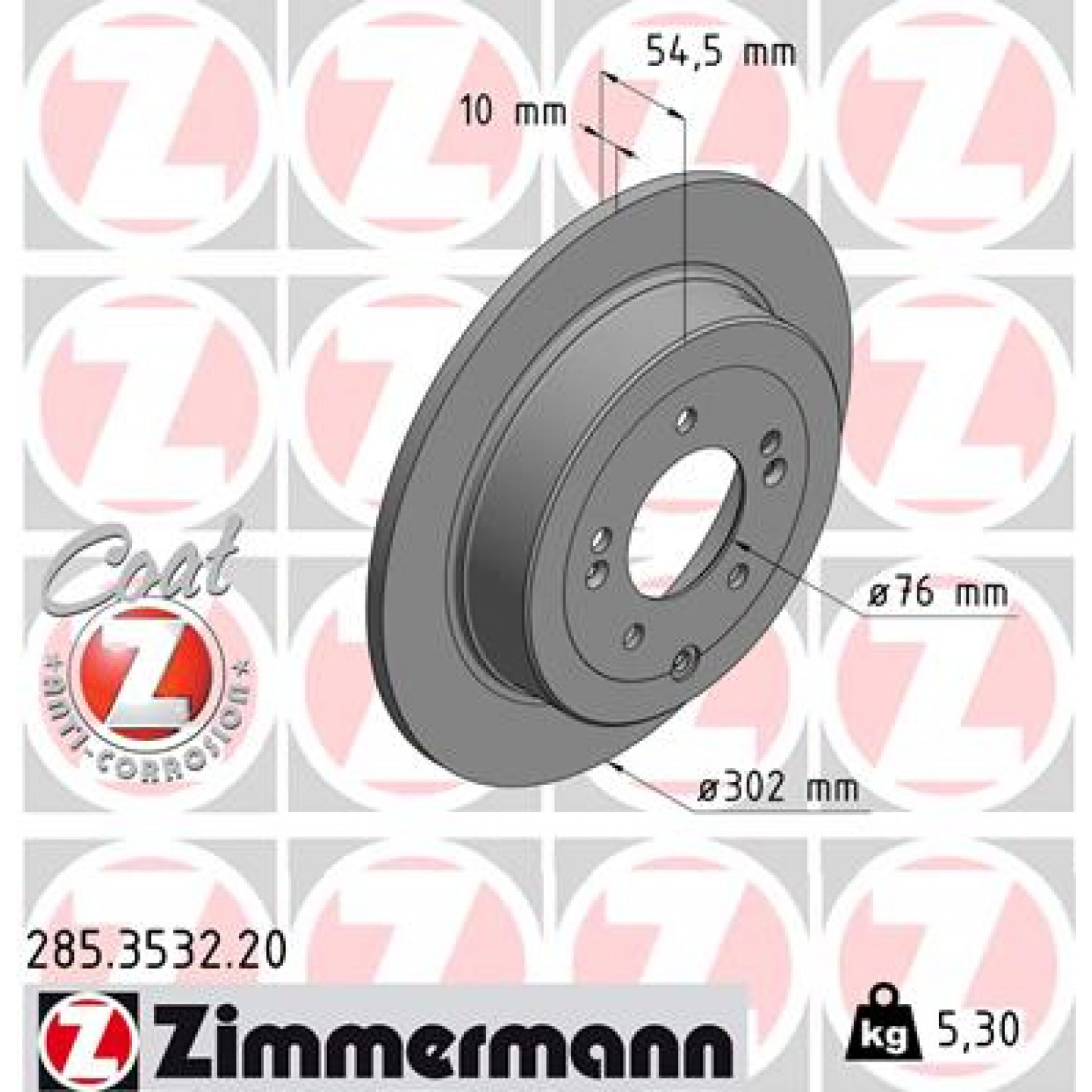 Discofreno ZIMMERMANN 285.3532.20