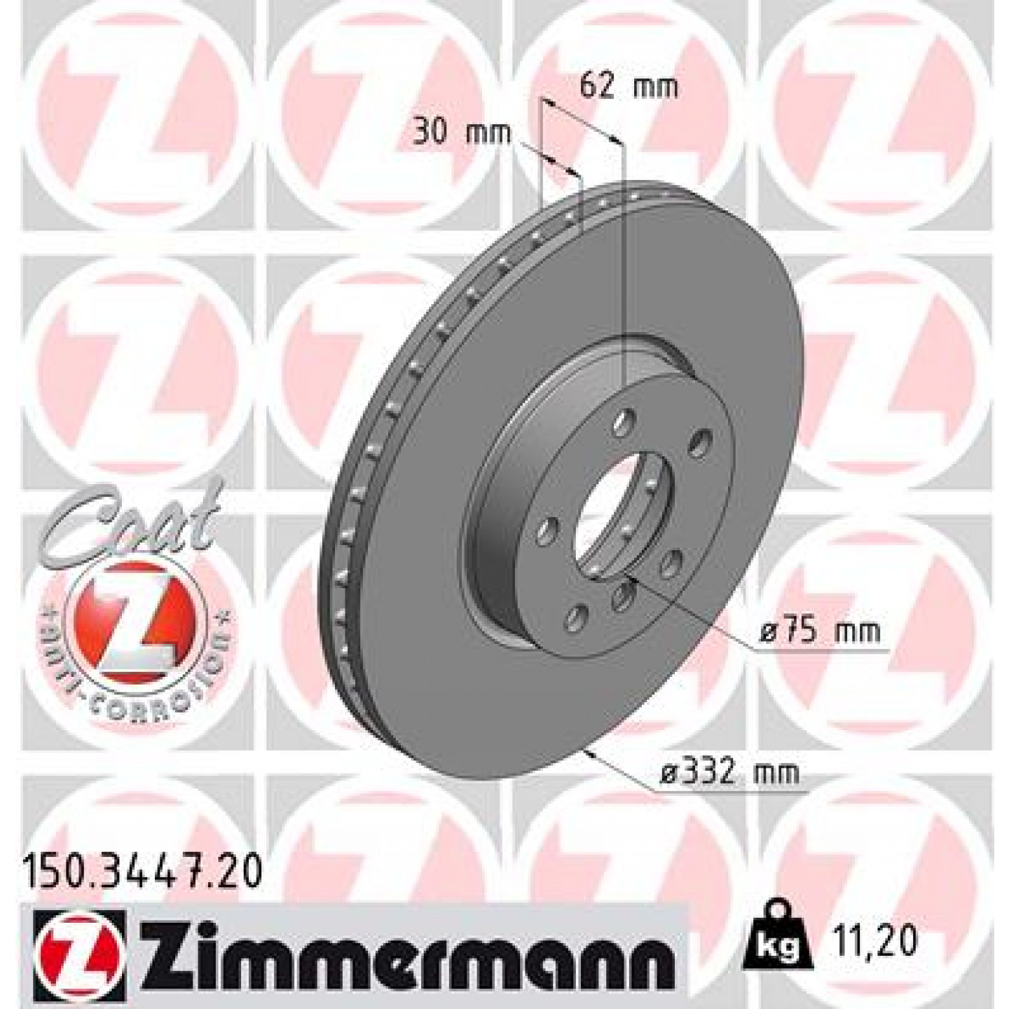 Discofreno ZIMMERMANN 150.3447.20