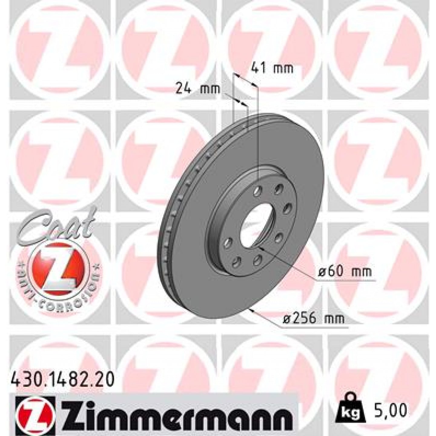 Bremsscheibe ZIMMERMANN 430.1482.20