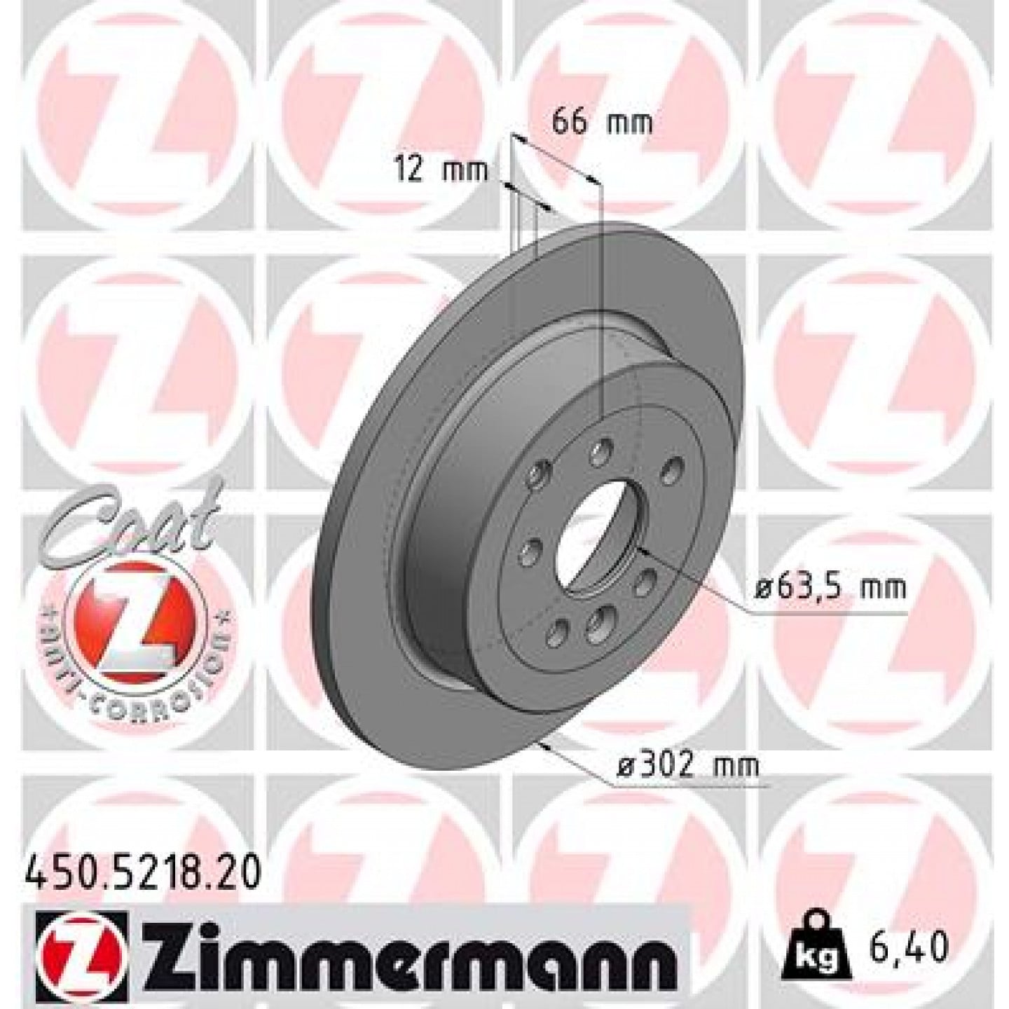 Discofreno ZIMMERMANN 450.5218.20