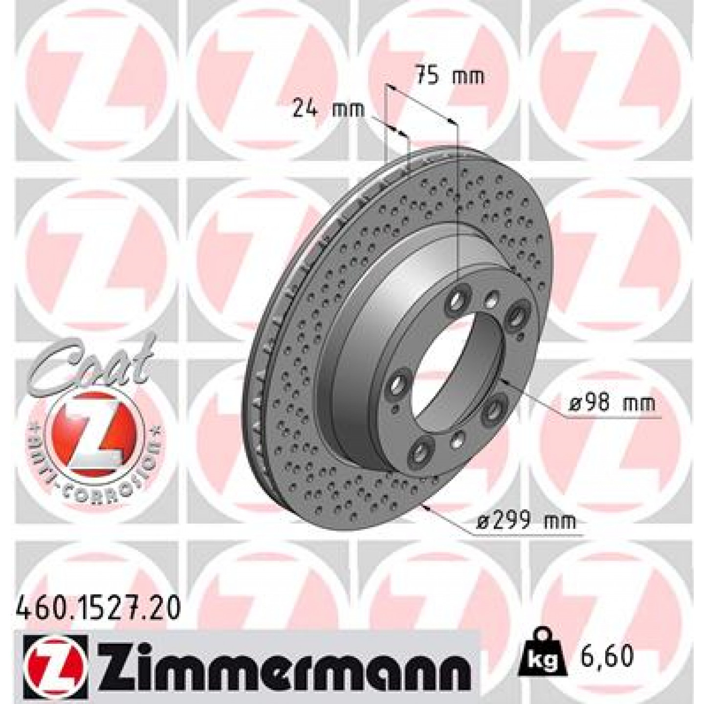 Discofreno ZIMMERMANN 460.1527.20