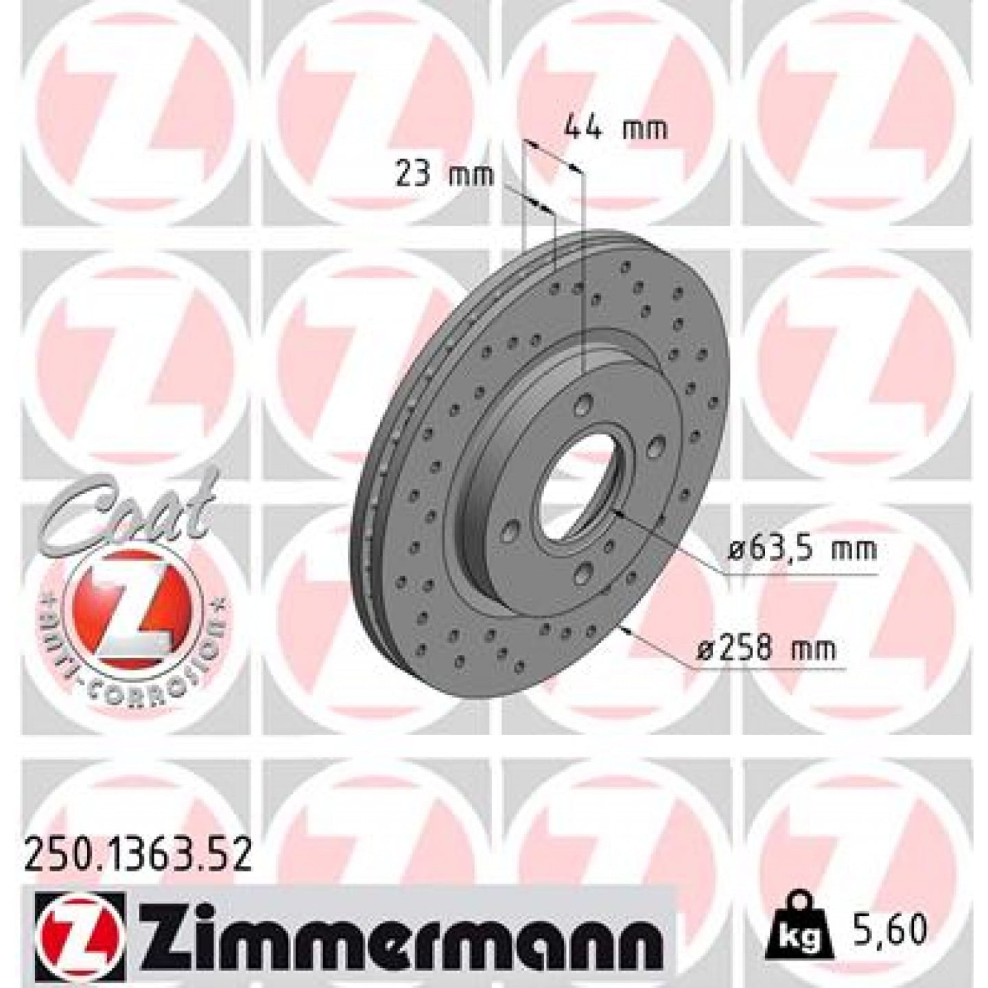 Discofreno ZIMMERMANN 250.1363.52