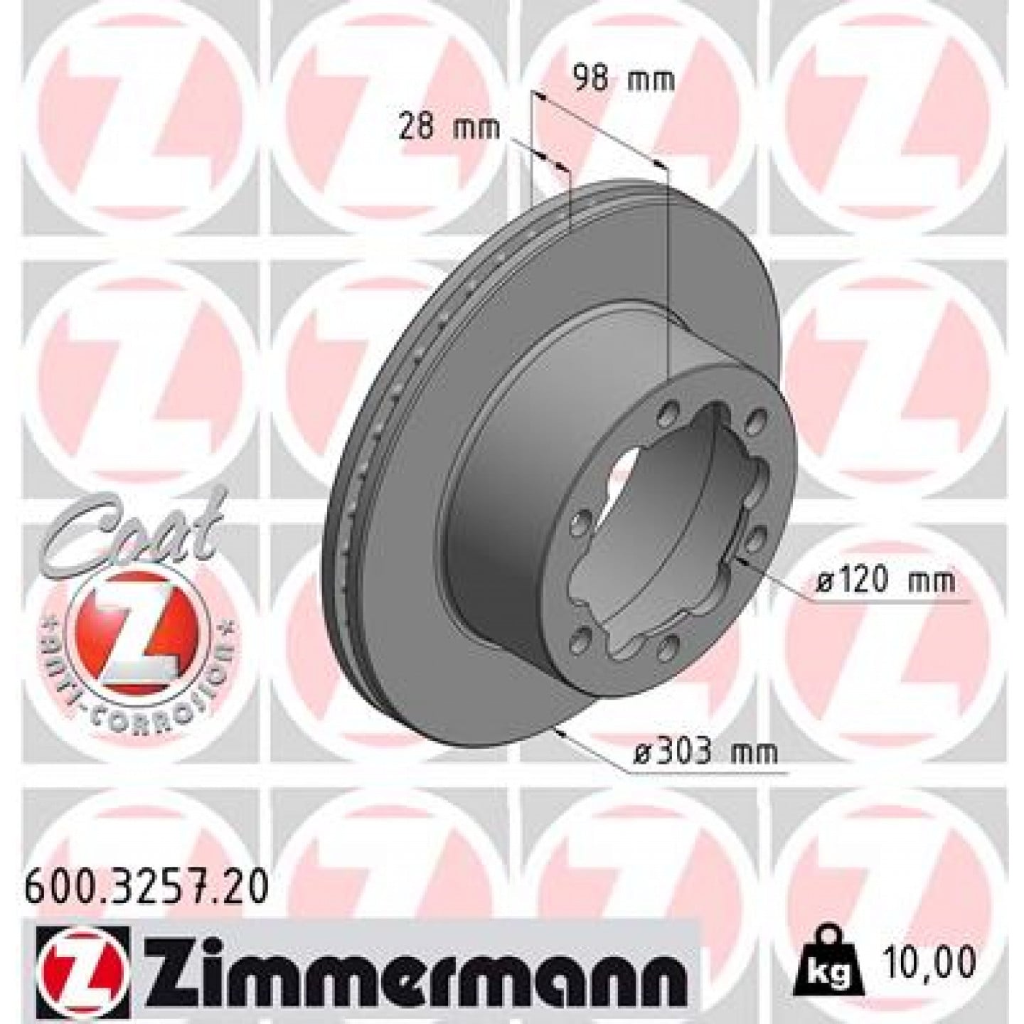 Discofreno ZIMMERMANN 600.3257.20