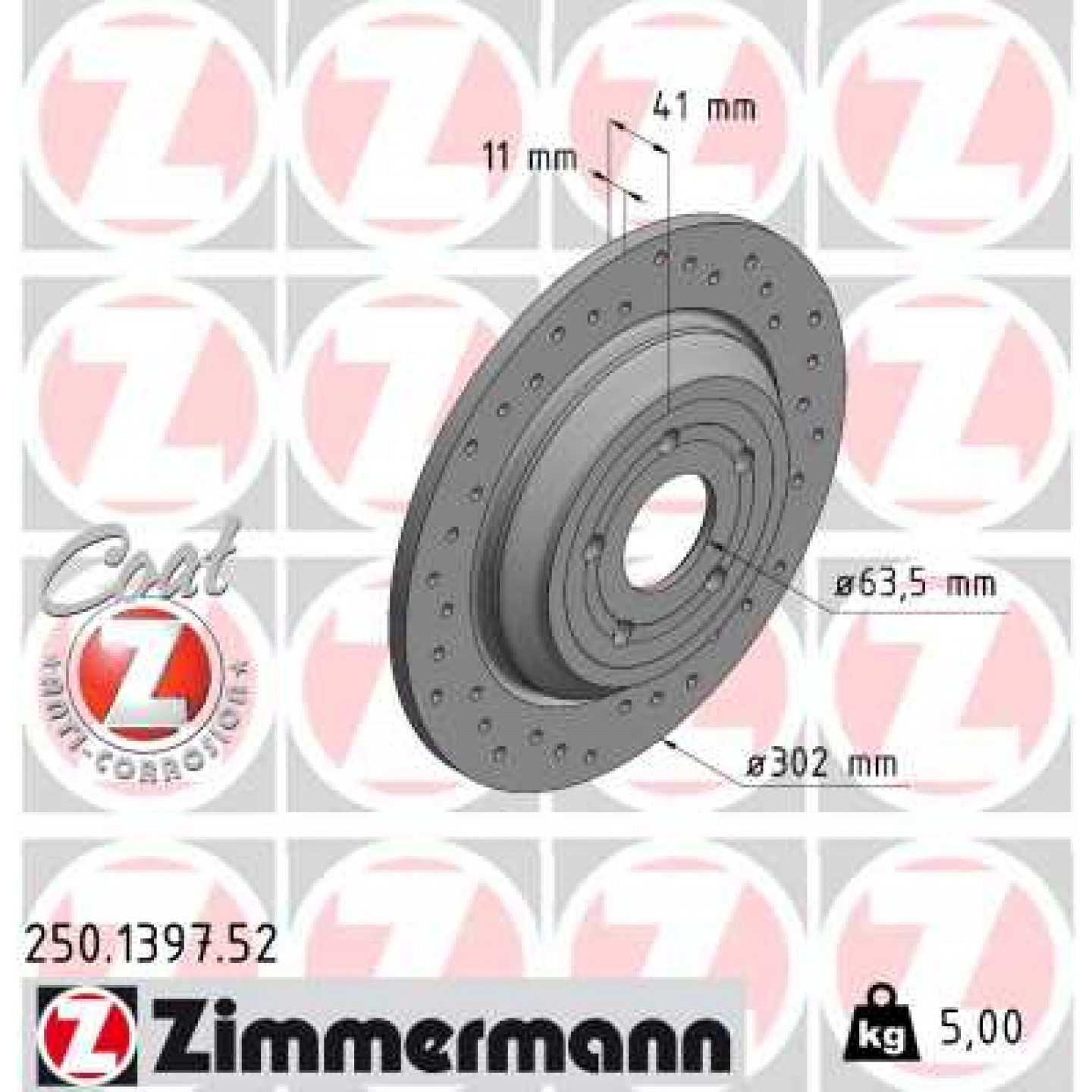 Discofreno ZIMMERMANN 250.1397.52