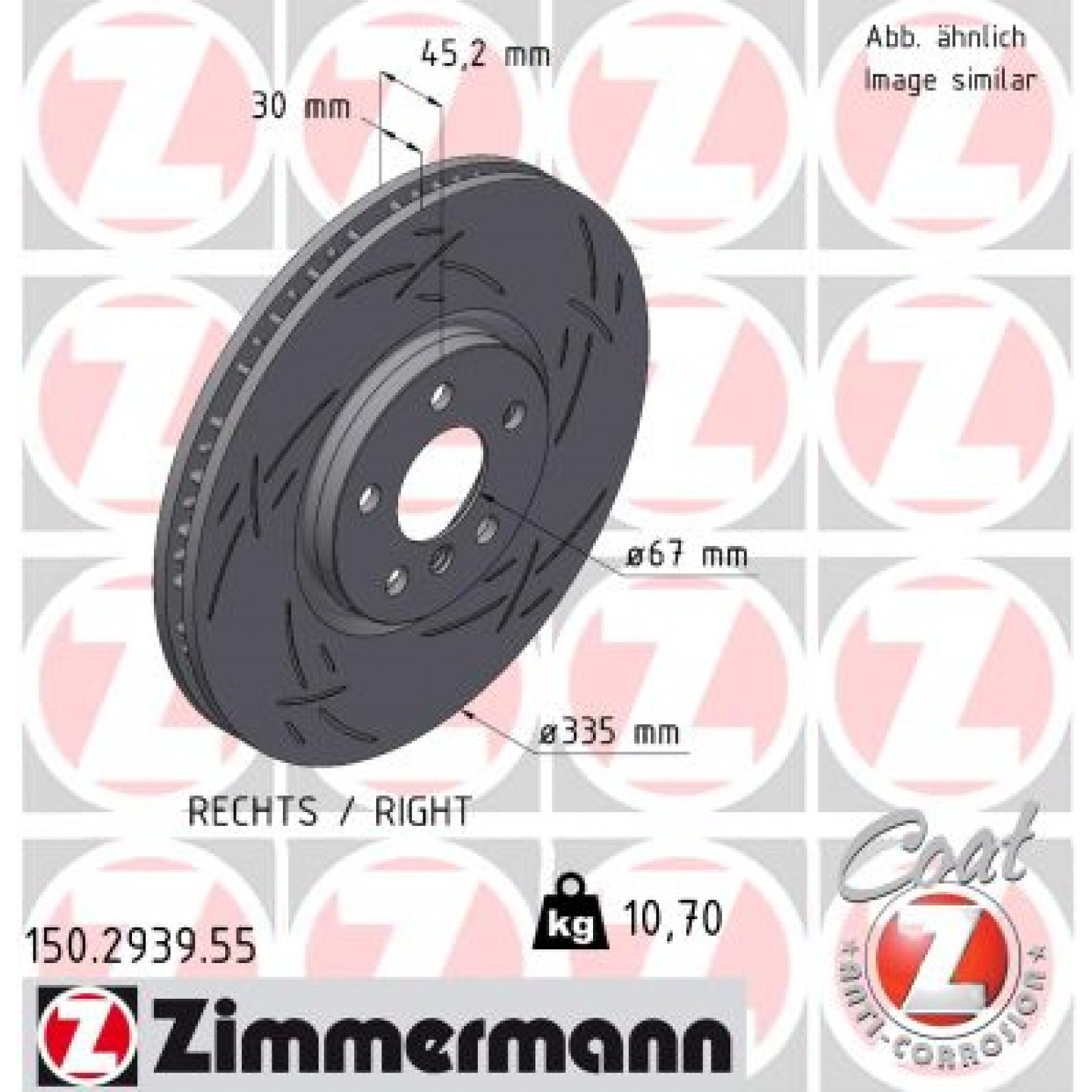 Discofreno ZIMMERMANN 150.2939.55