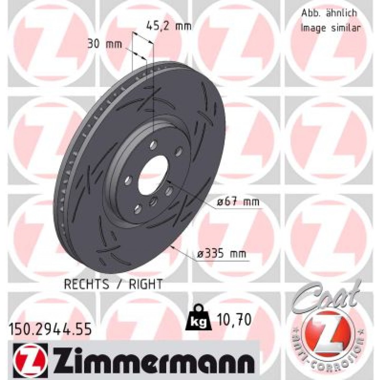 Discofreno ZIMMERMANN 150.2944.55