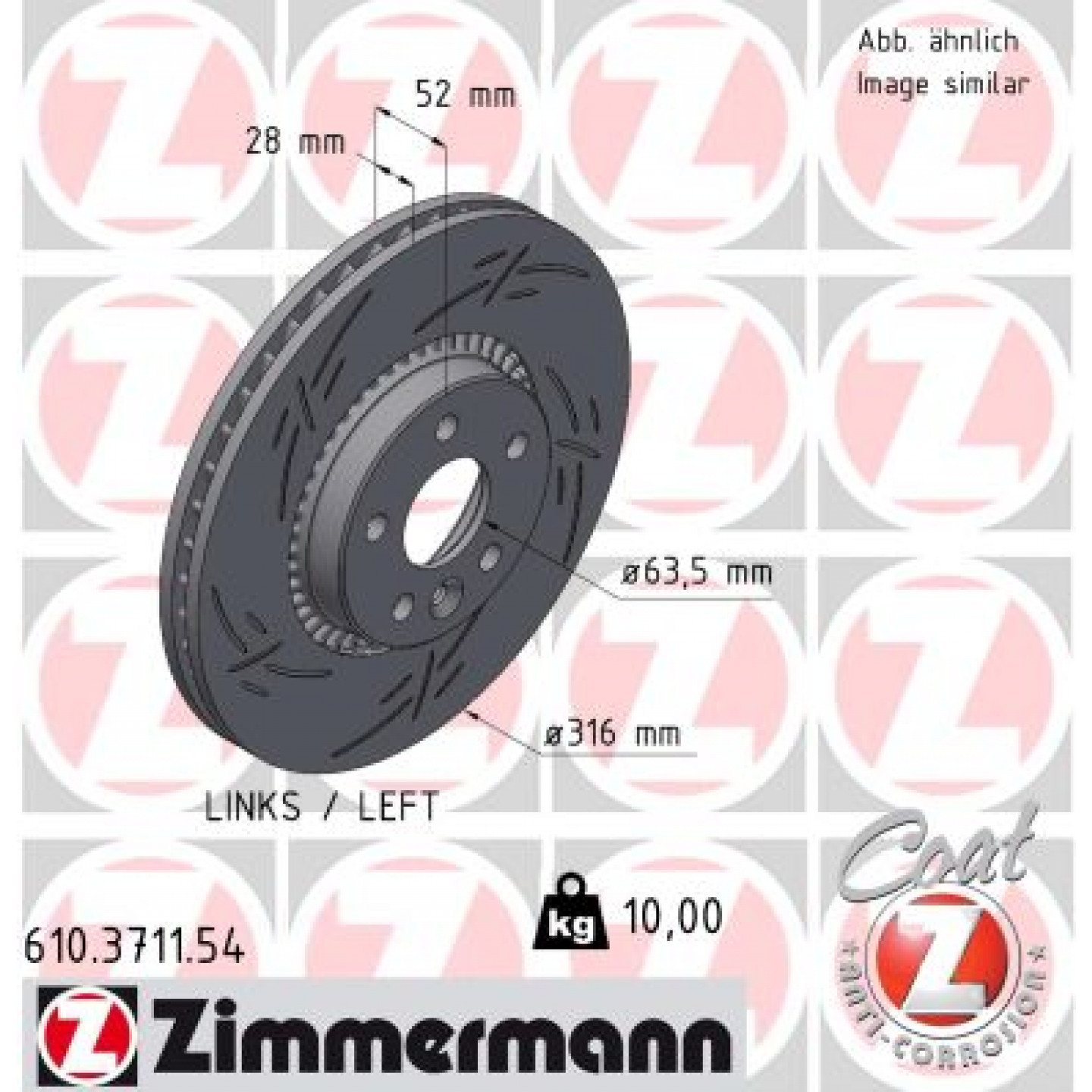 Discofreno ZIMMERMANN 610.3711.54