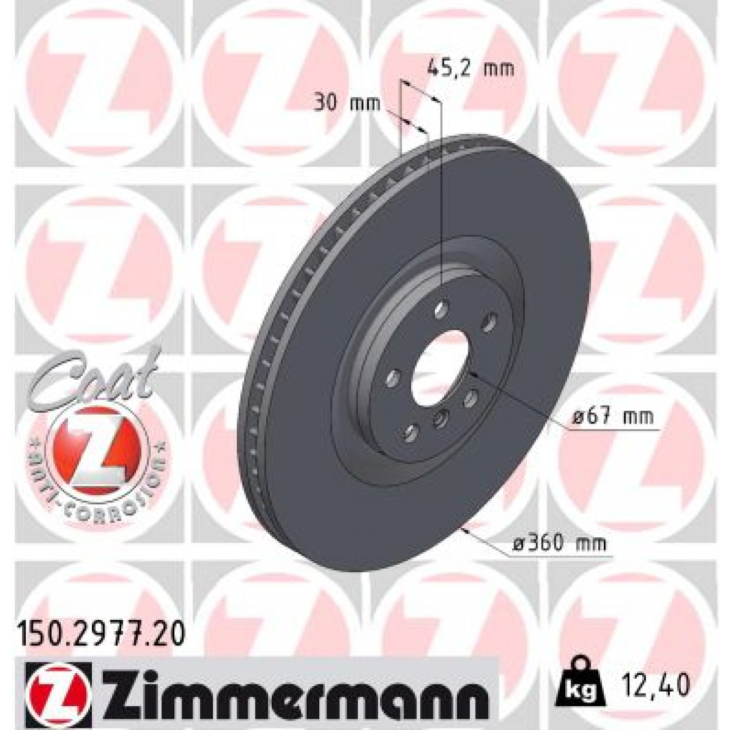 Discofreno ZIMMERMANN 150.2977.20