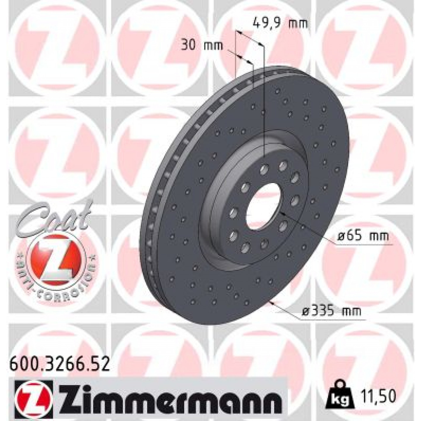 Discofreno ZIMMERMANN 600.3266.52