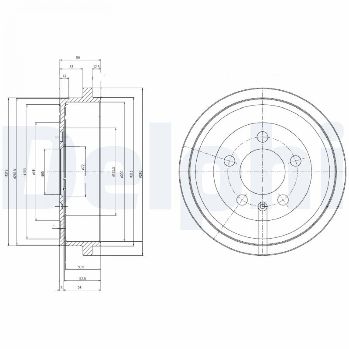 Bremsetromle DELPHI BF463