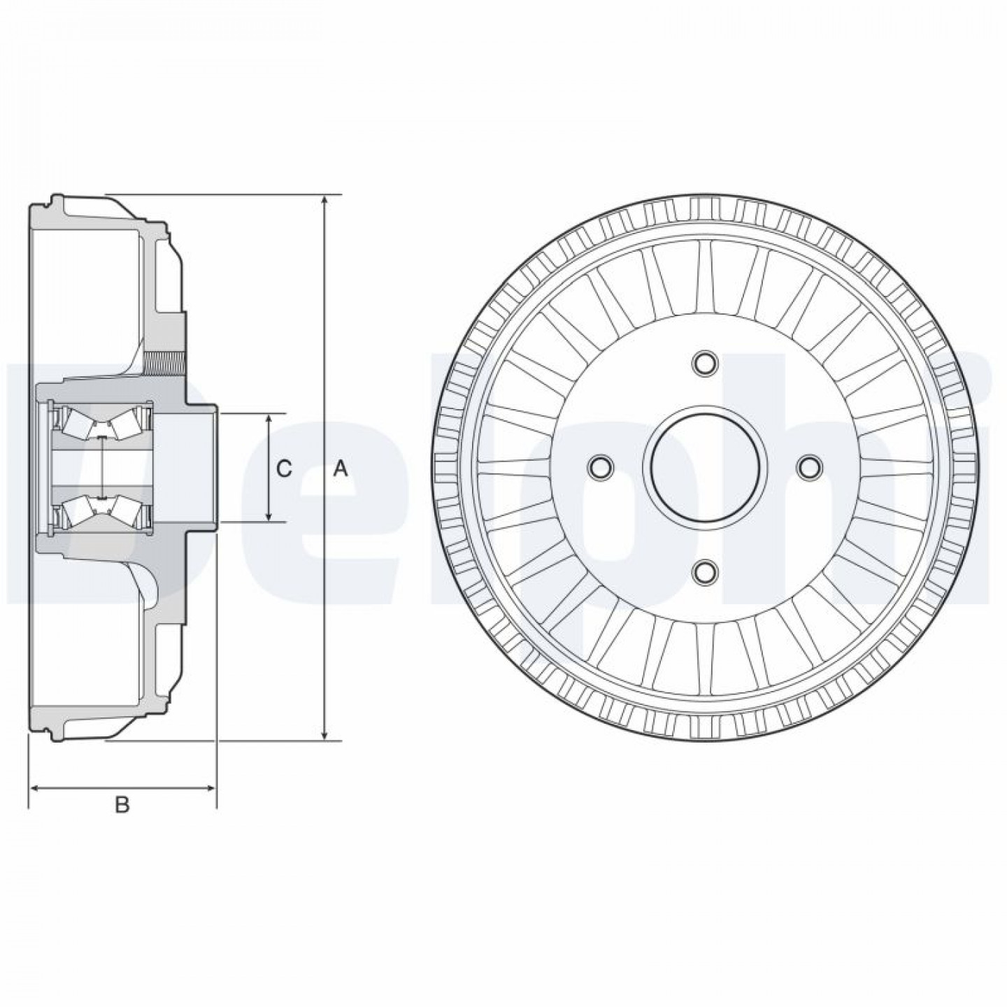 Remtrommel DELPHI BFR768