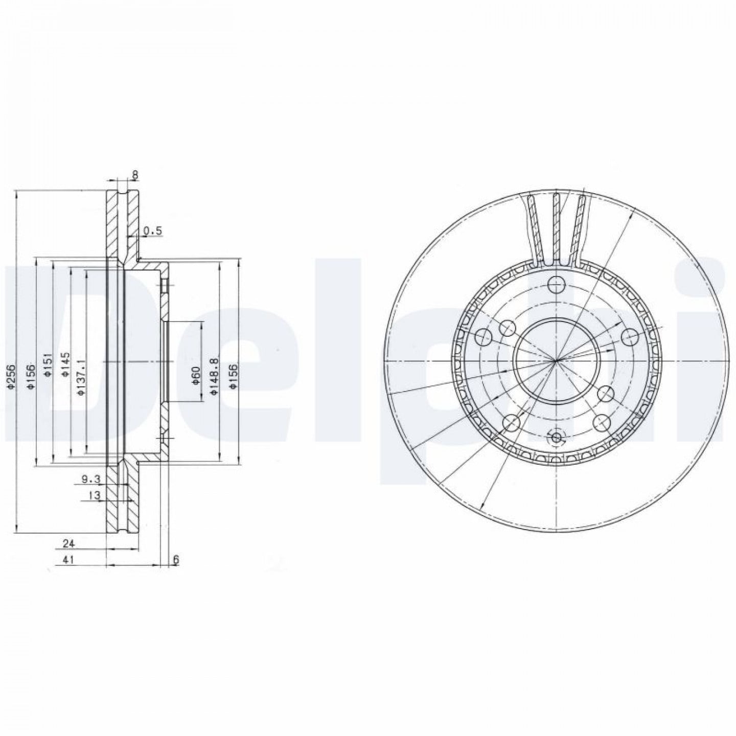 Disque de frein DELPHI BG3531