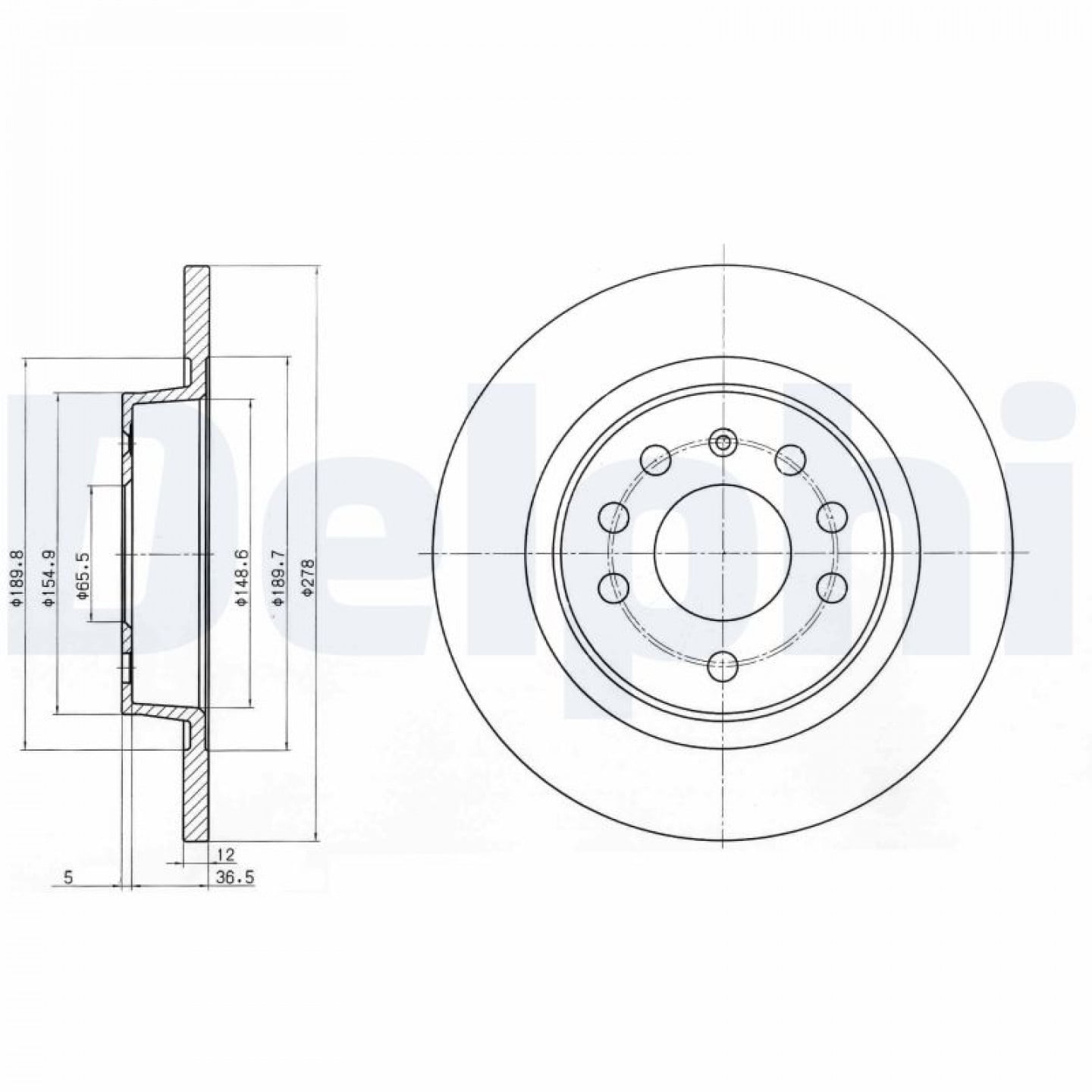 Bremsscheibe DELPHI BG3731