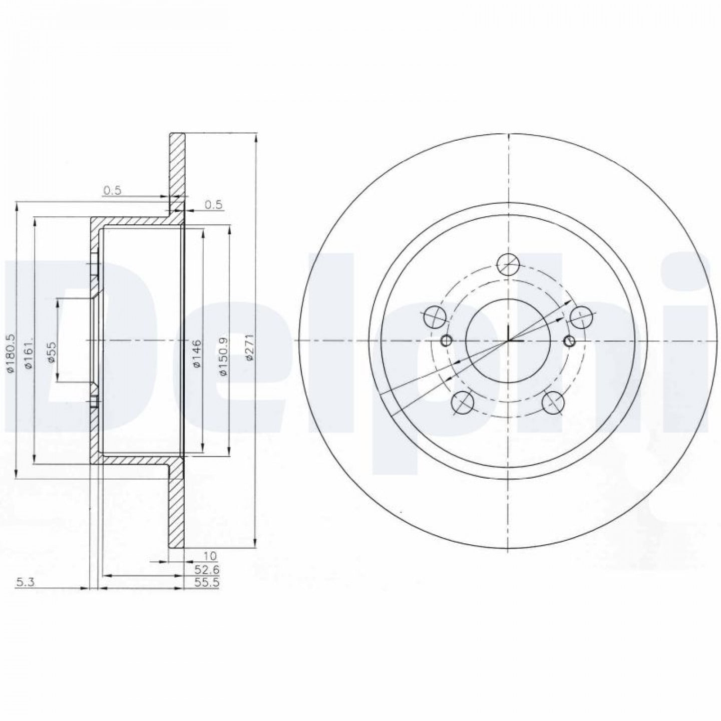 Bremsscheibe DELPHI BG3922