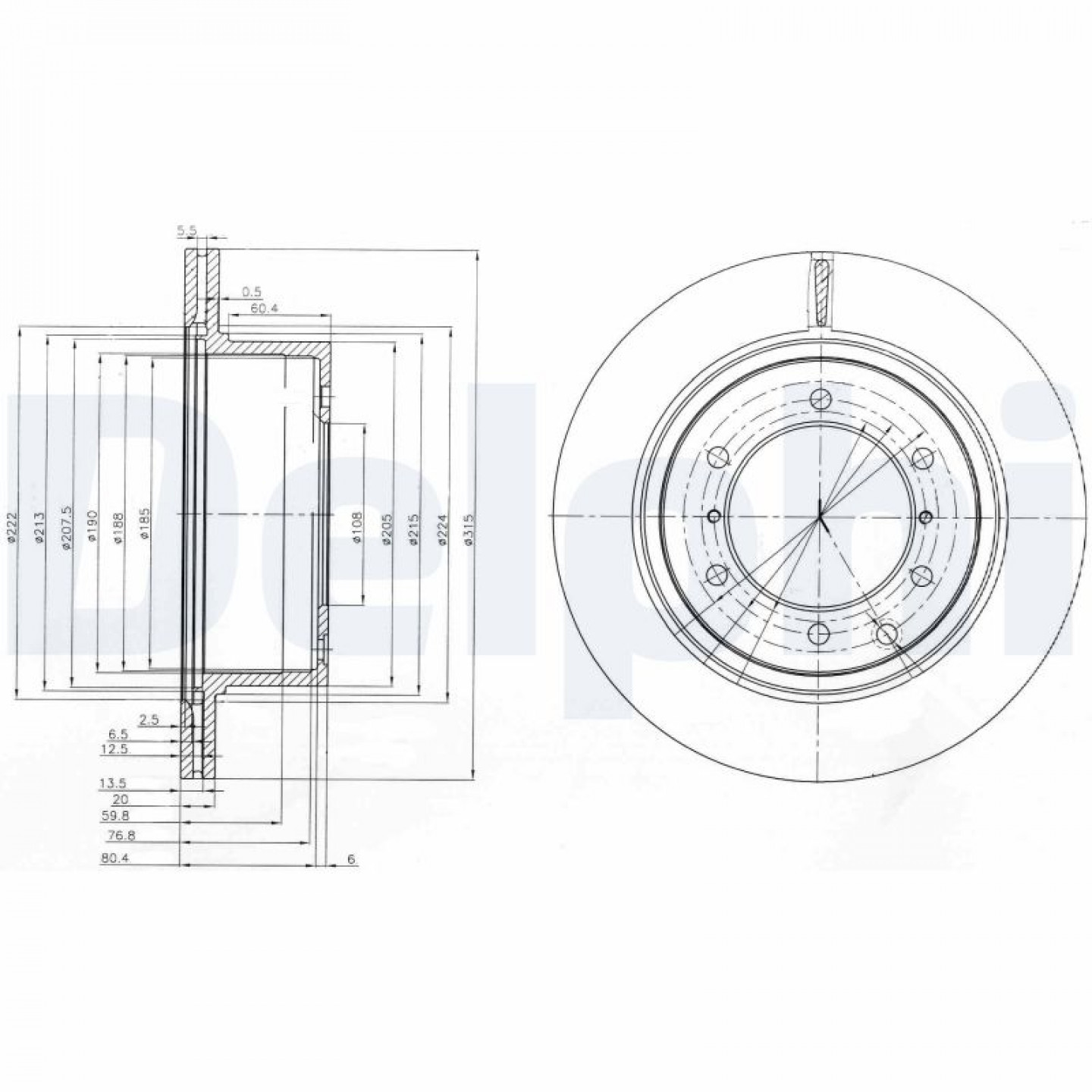 Bremsscheibe DELPHI BG4014