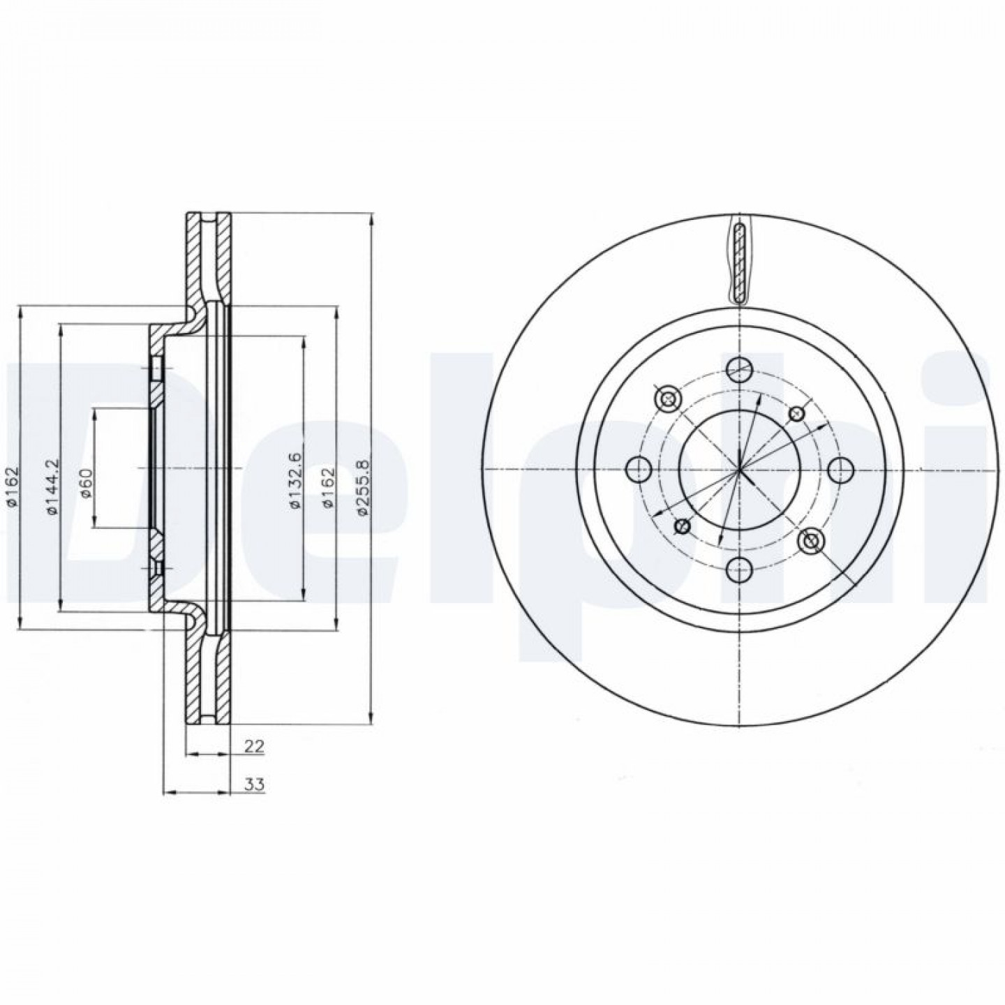 Discofreno DELPHI BG4340