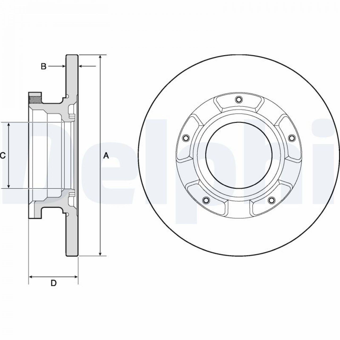 Discofreno DELPHI BG4673