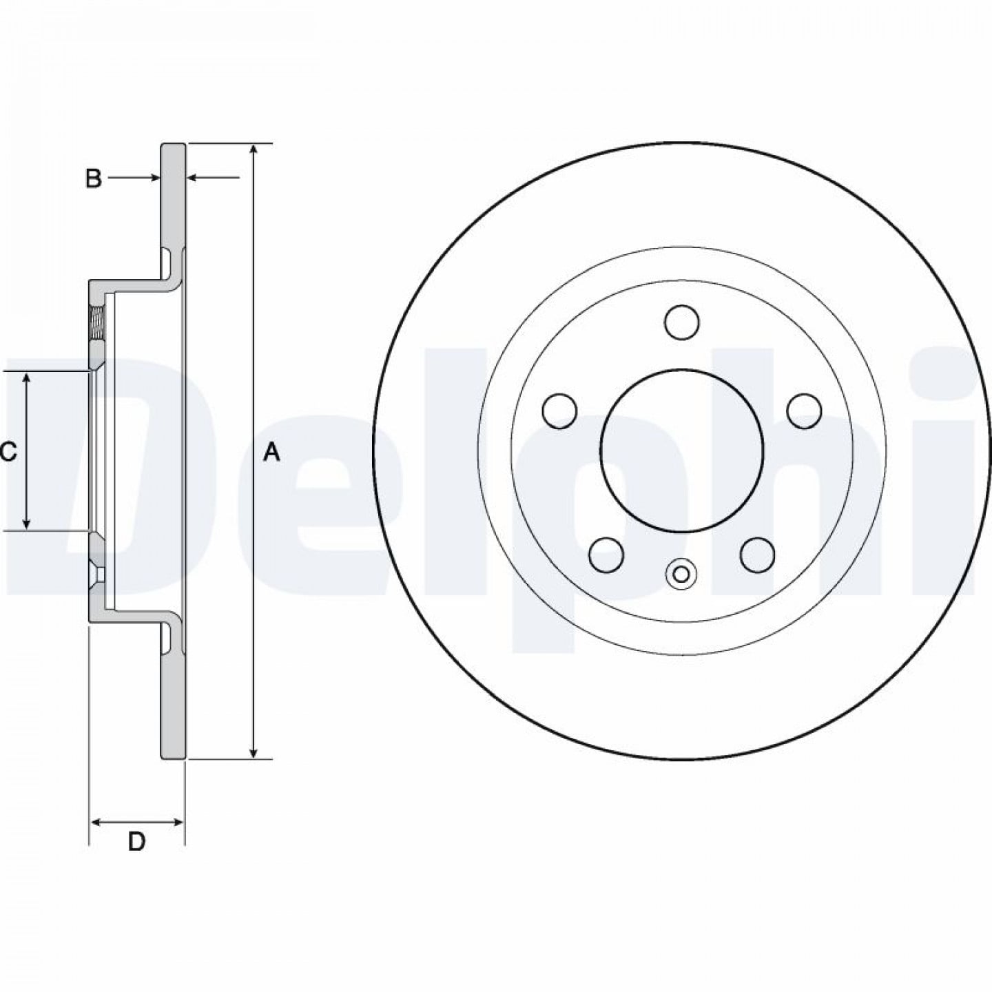 Bremsscheibe DELPHI BG4675