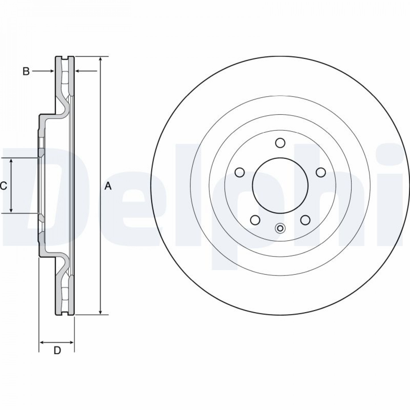 Discofreno DELPHI BG9126C