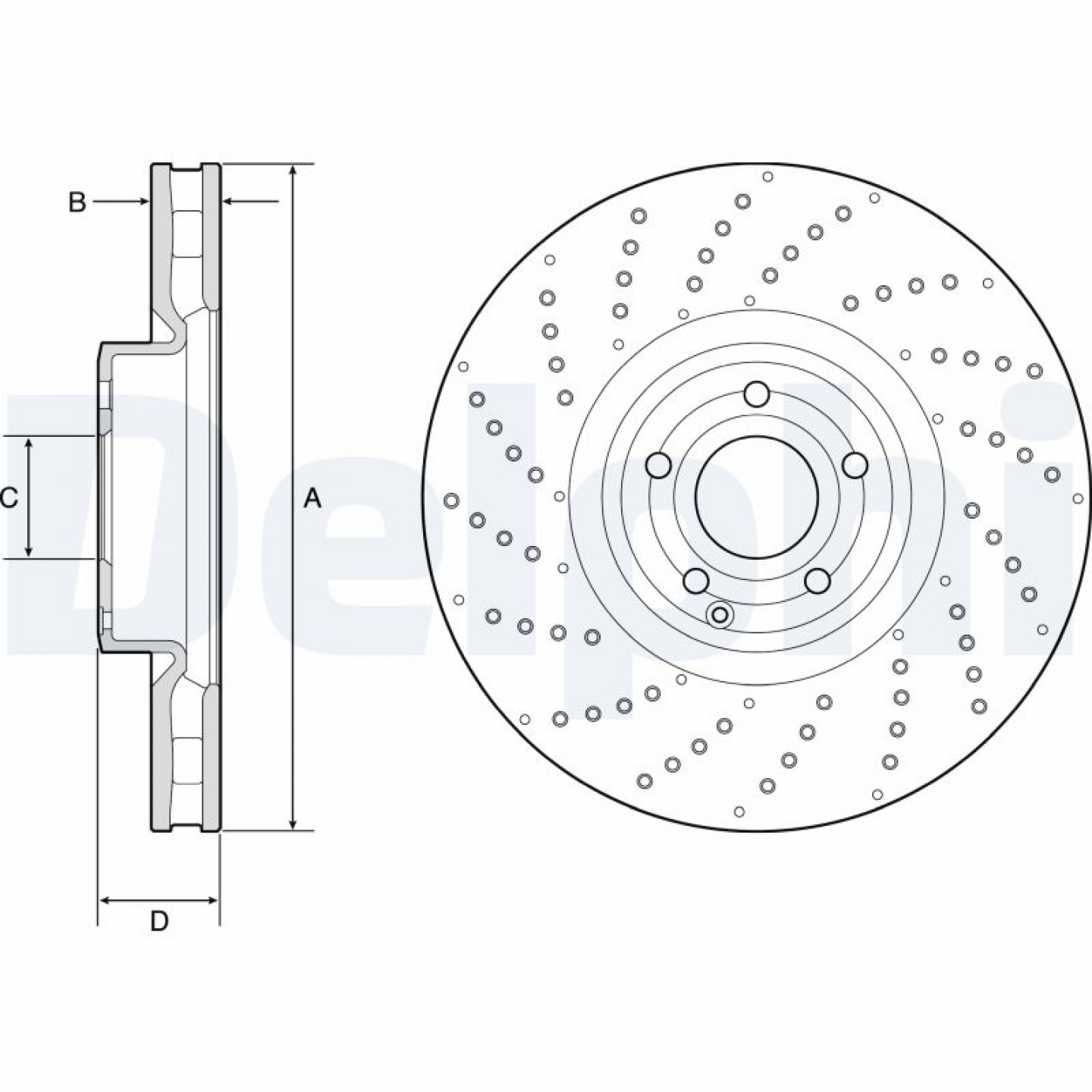 Discofreno DELPHI BG9215C