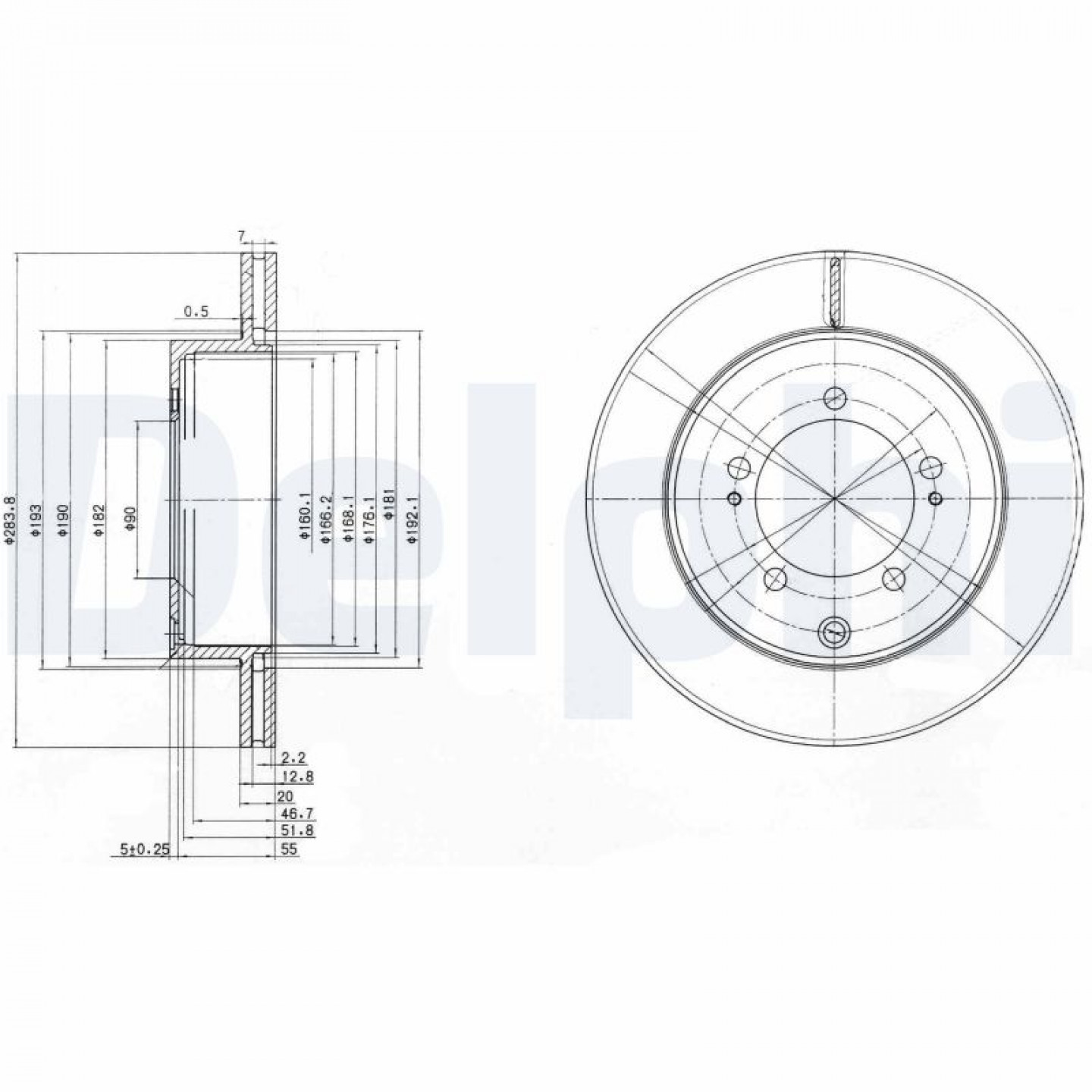 Discofreno DELPHI BG9849