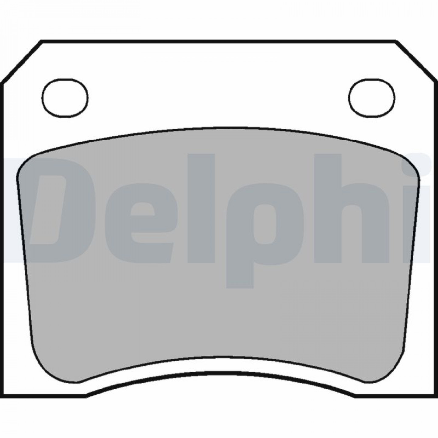 Kit pastiglie freno, Freno a disco DELPHI LP133