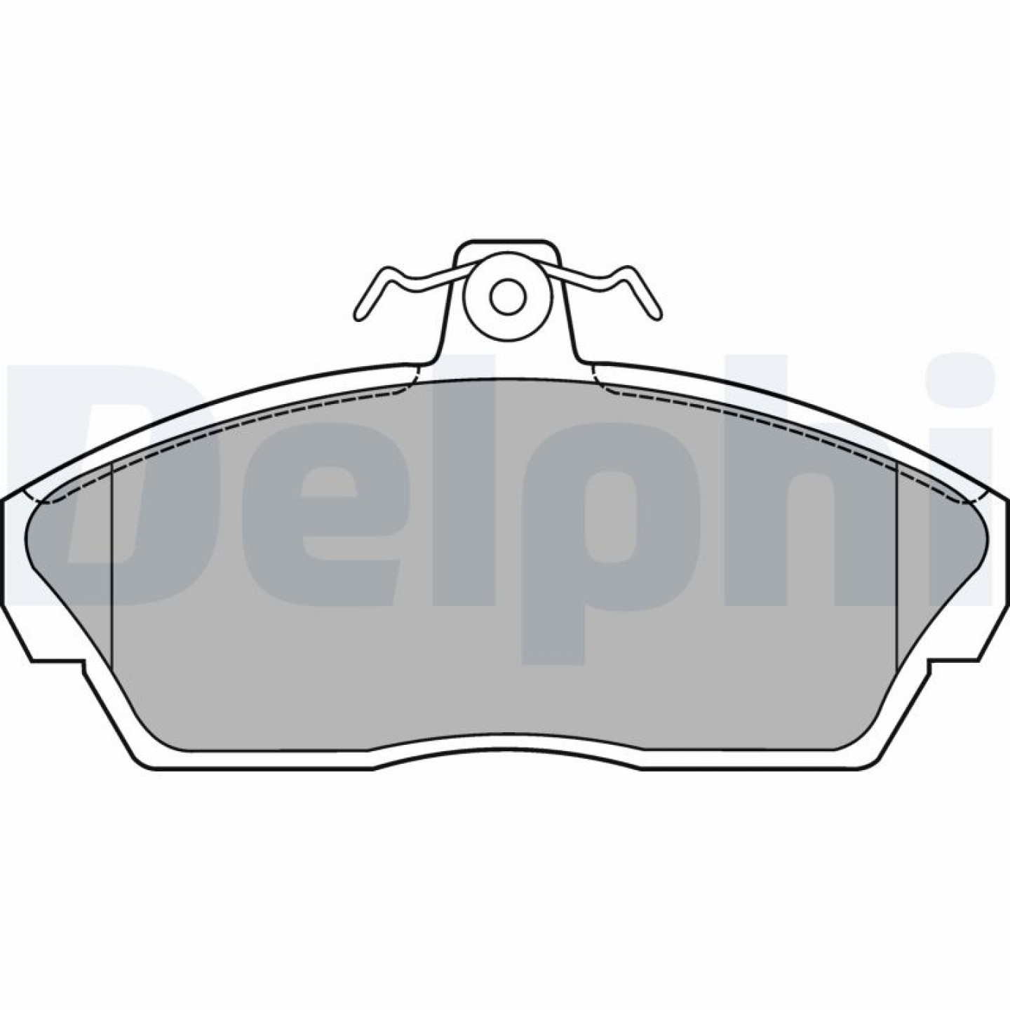 Kit pastiglie freno, Freno a disco DELPHI LP1450