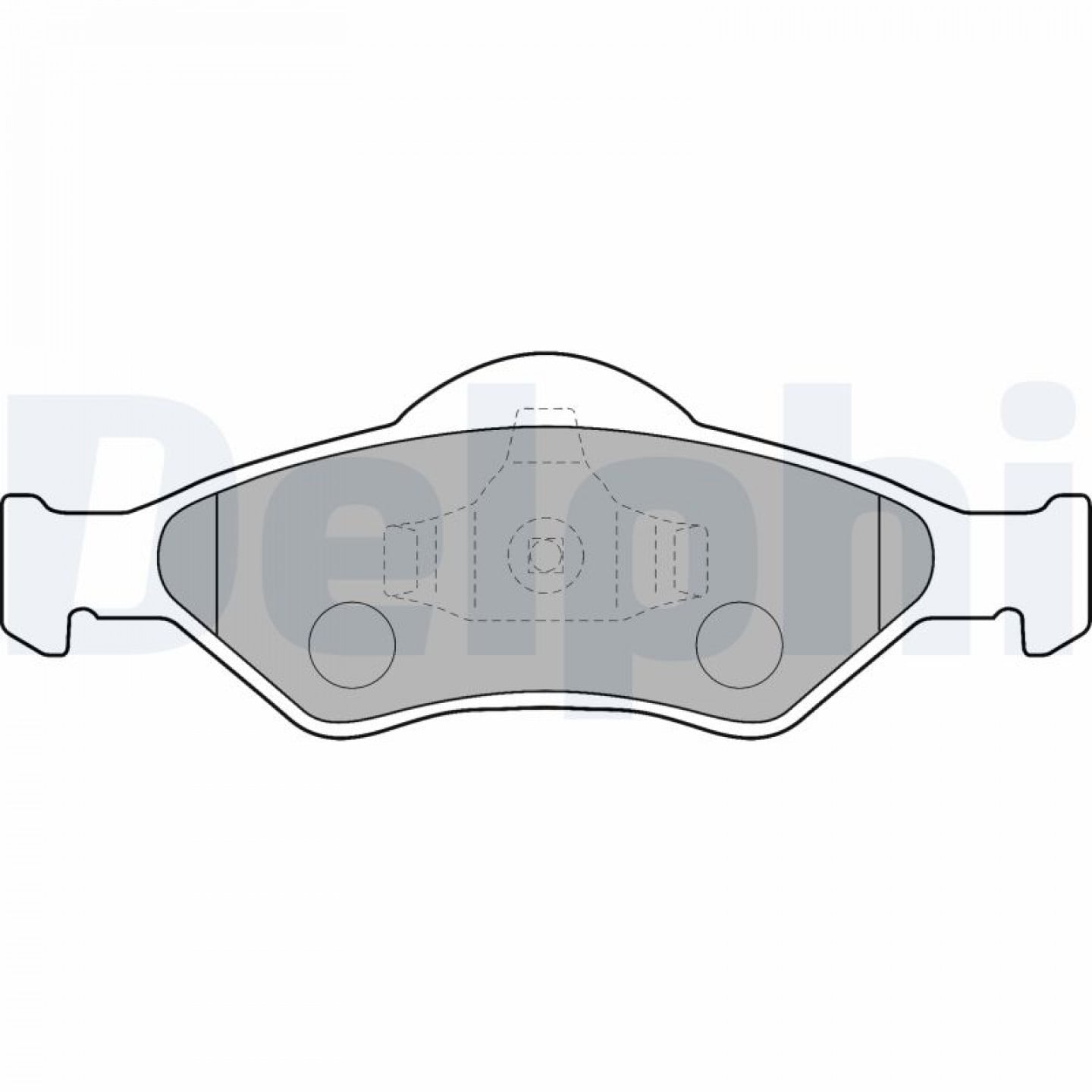 Kit pastiglie freno, Freno a disco DELPHI LP1470