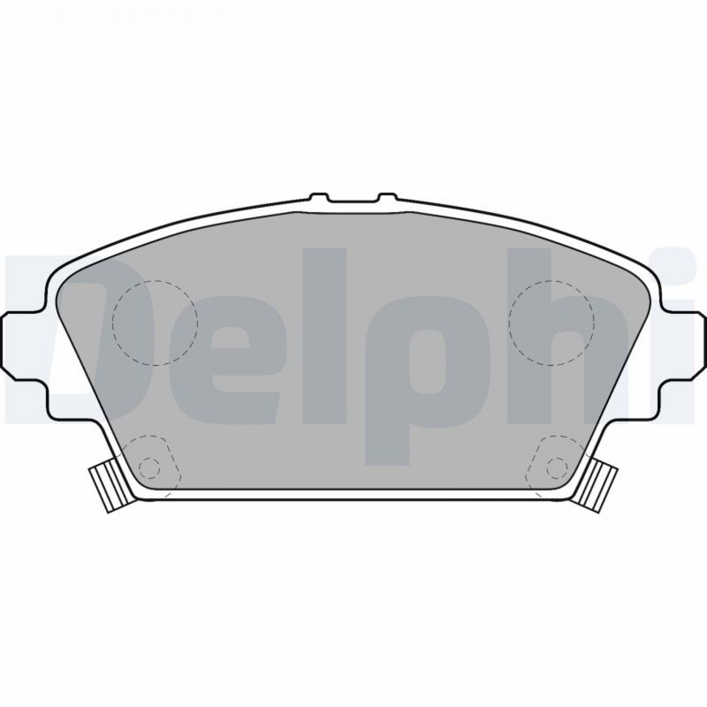 Kit de plaquettes de frein, frein à disque DELPHI LP1503