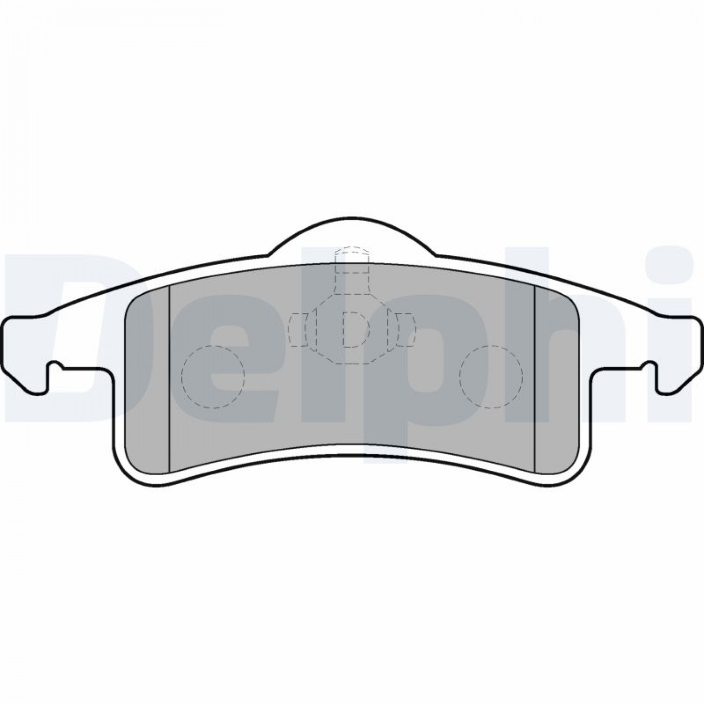 Kit pastiglie freno, Freno a disco DELPHI LP1558