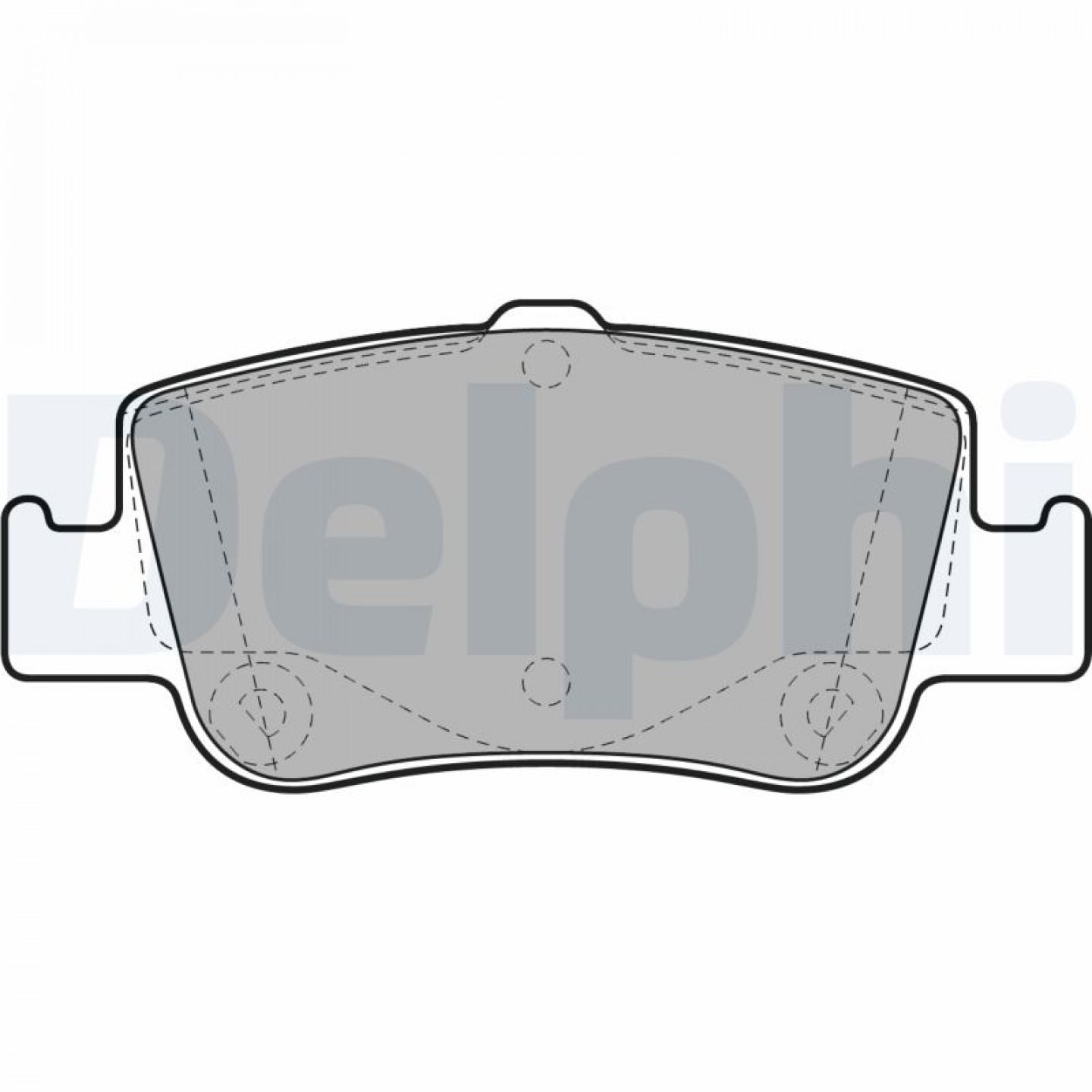 Kit pastiglie freno, Freno a disco DELPHI LP2103