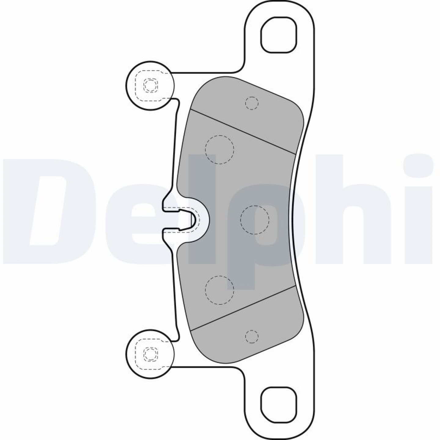 Bremseklodser DELPHI LP2233