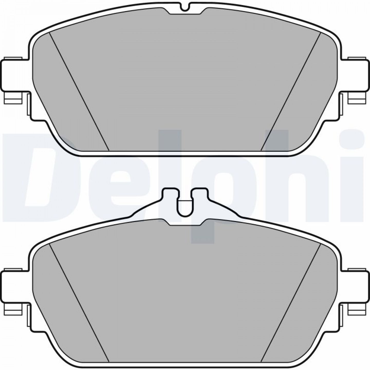 Kit pastiglie freno, Freno a disco DELPHI LP2764